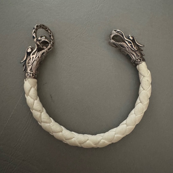 John Hardy Naga Dragon Leather Bracelet - Picture 7 of 8